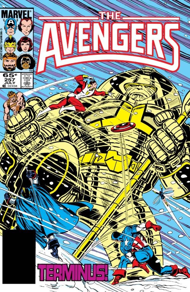 The Avengers #257 cover