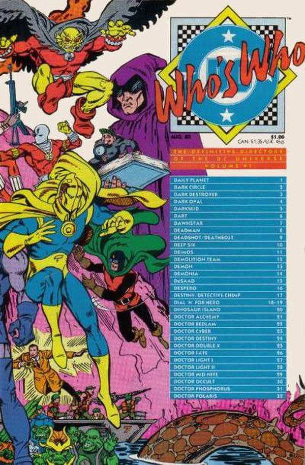 Who's Who: The Definitive Directory of the DC Universe #6 cover