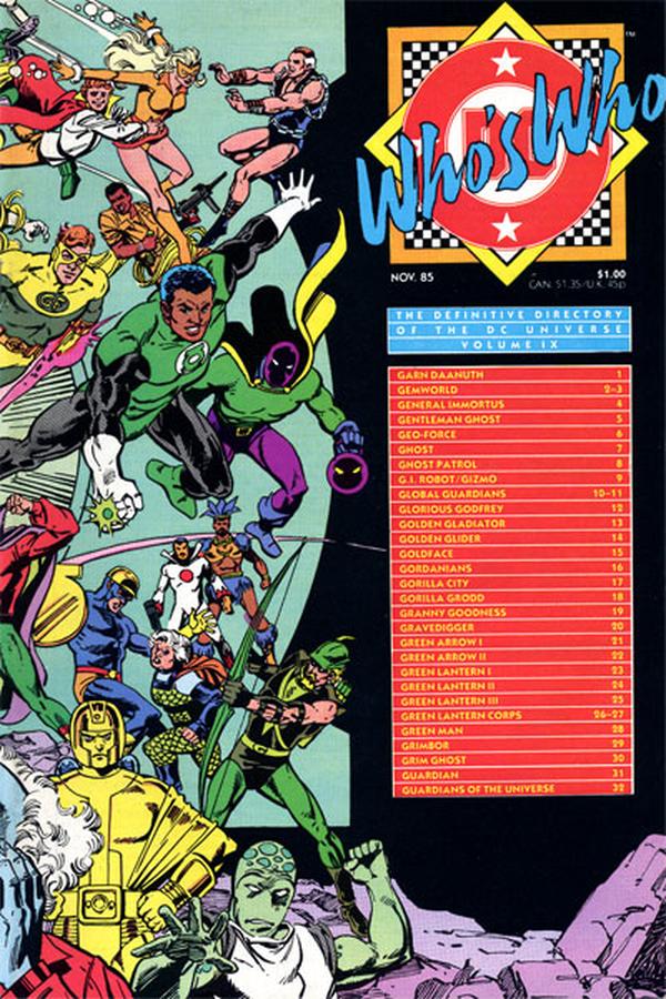 Who's Who: The Definitive Directory of the DC Universe #9 cover