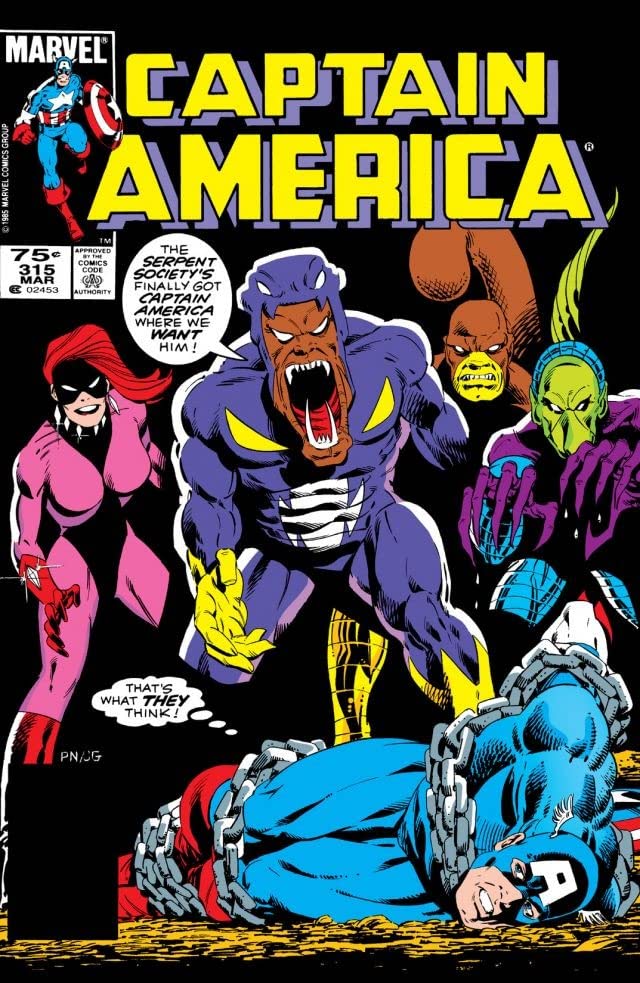Captain America #315 cover