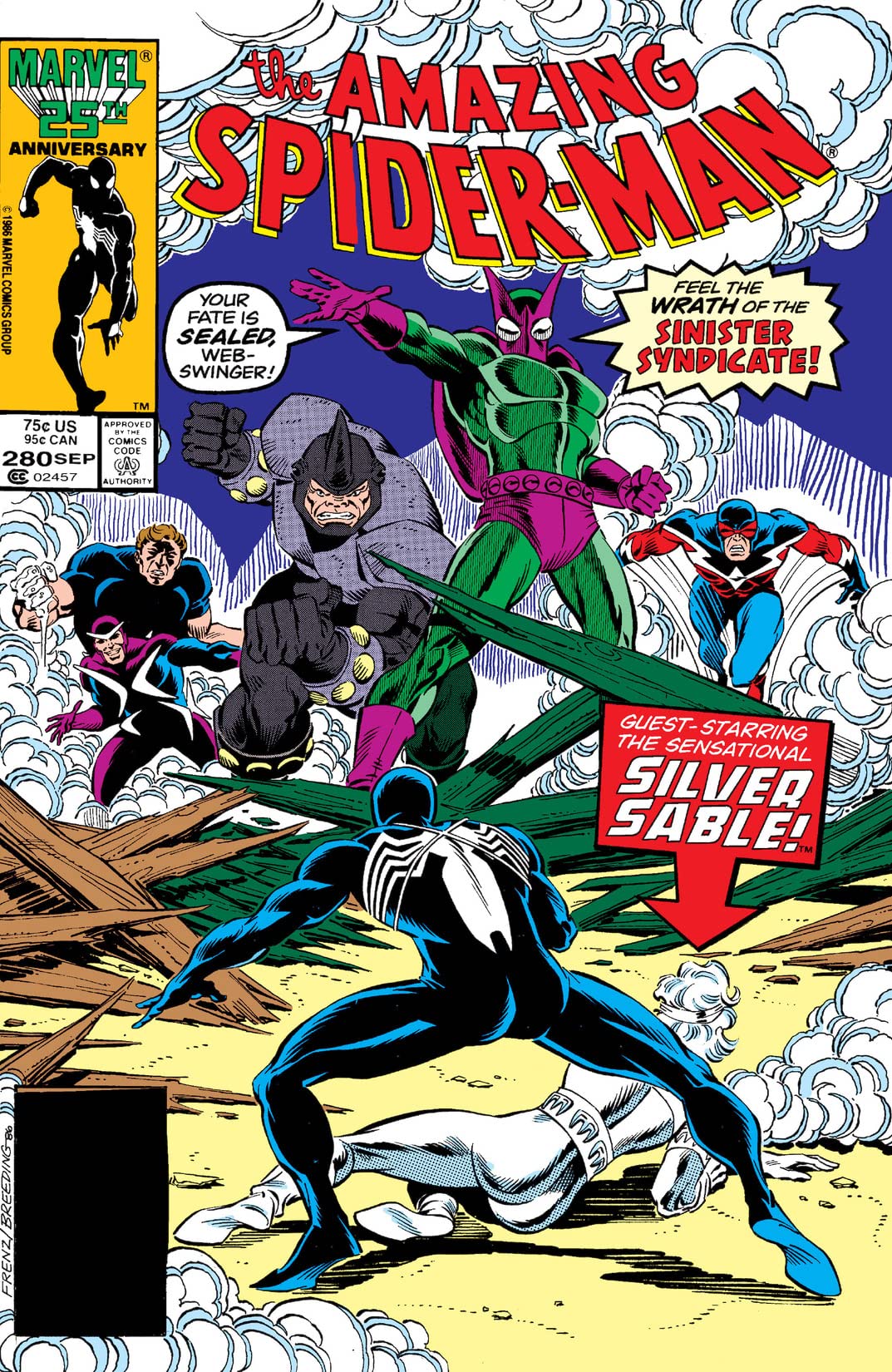 The Amazing Spider-Man #280 cover