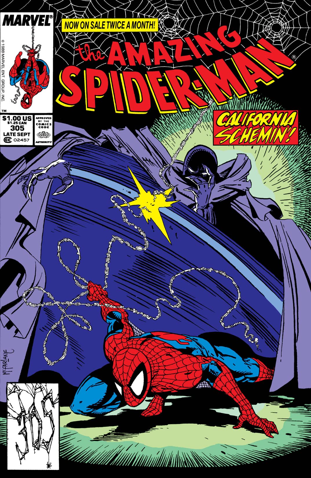 The Amazing Spider-Man #305 cover