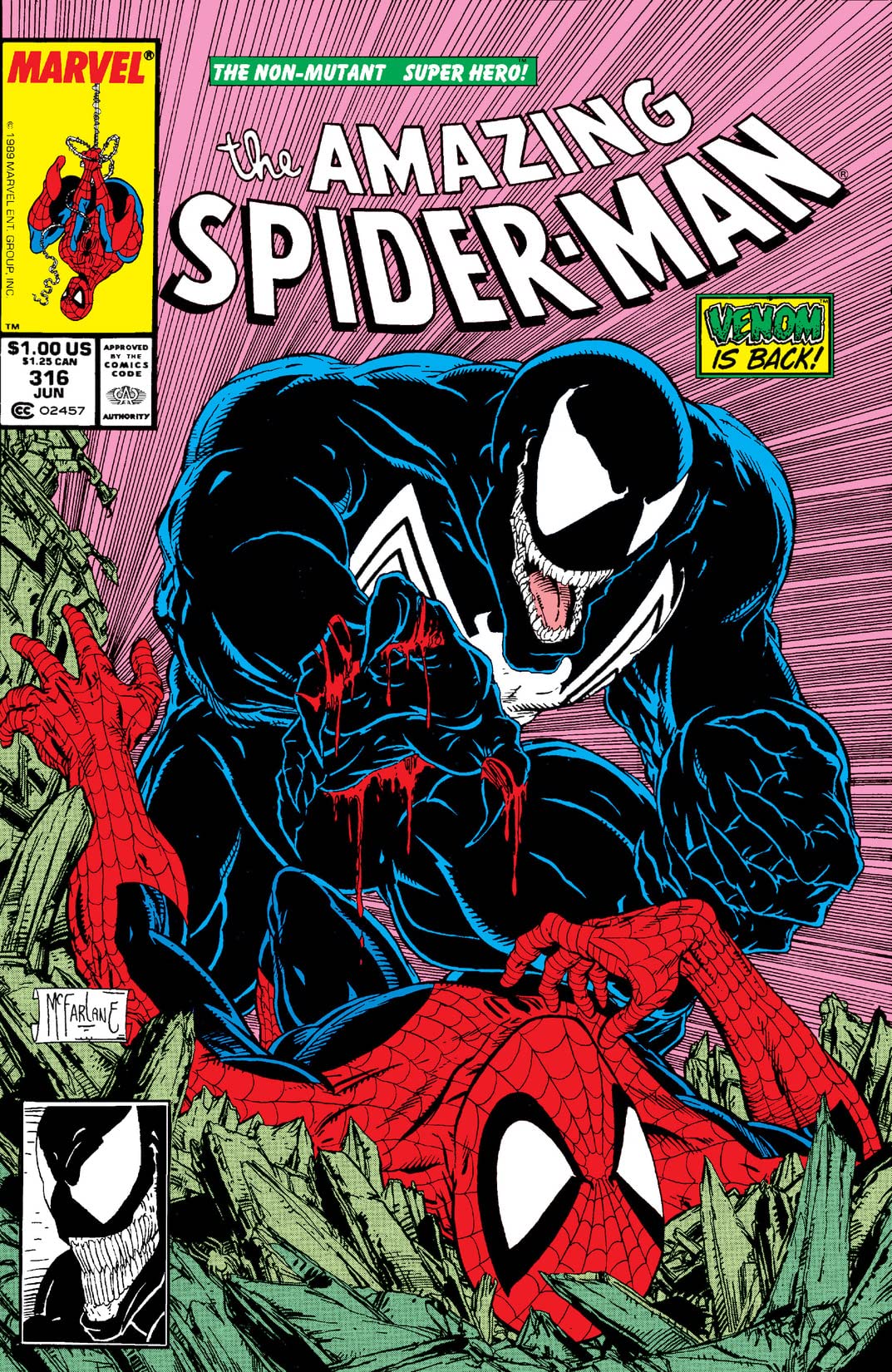 The Amazing Spider-Man #316 cover