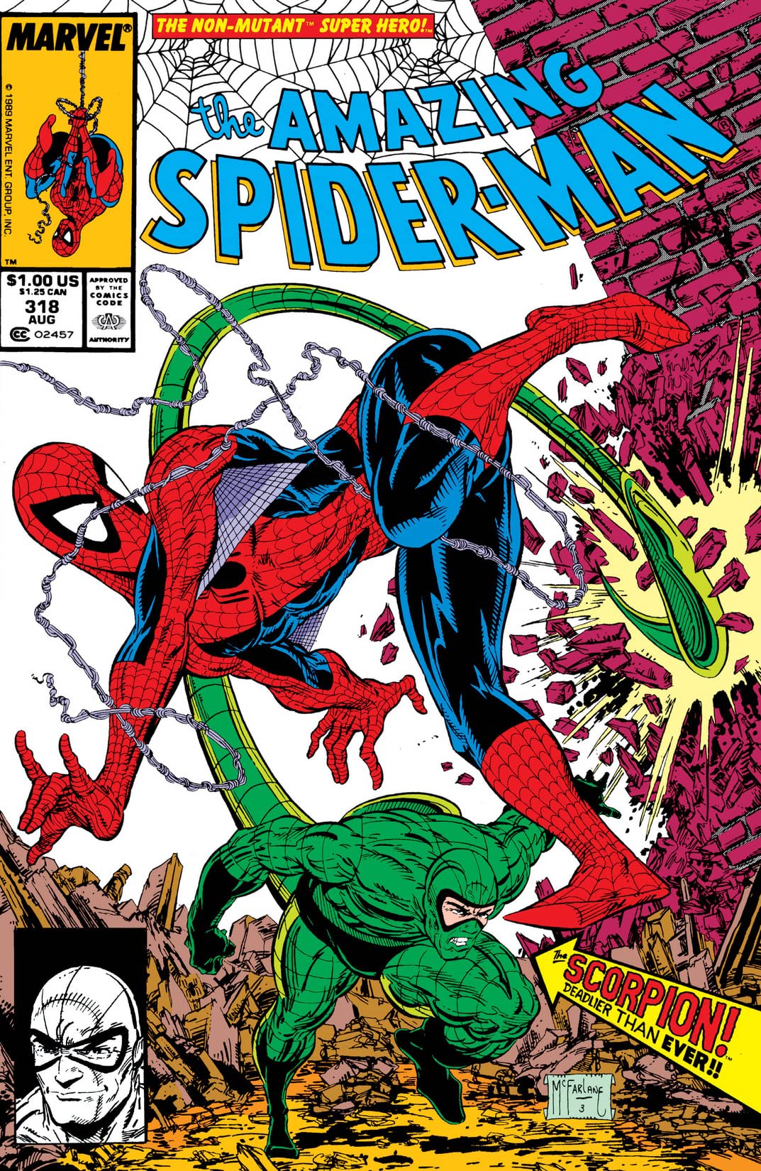 The Amazing Spider-Man #318 cover
