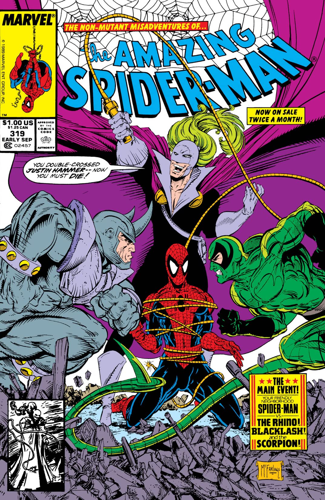 The Amazing Spider-Man #319 cover