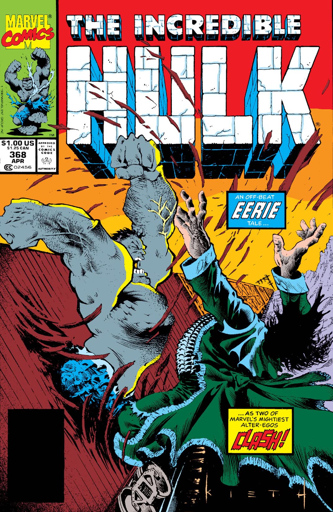 The Incredible Hulk #368 cover