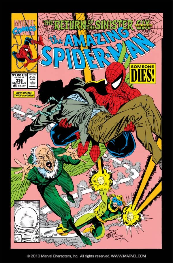 The Amazing Spider-Man #336 cover