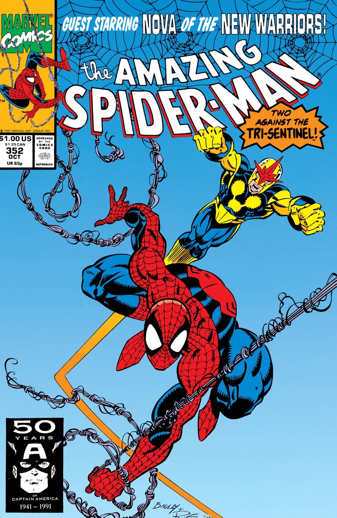The Amazing Spider-Man #352 cover