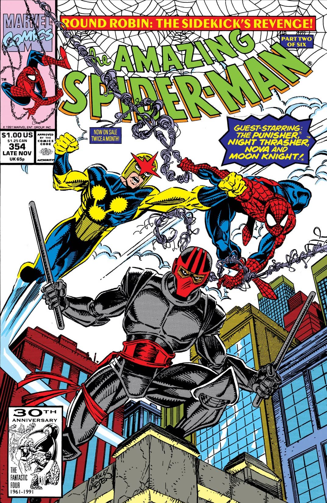 The Amazing Spider-Man #354 cover