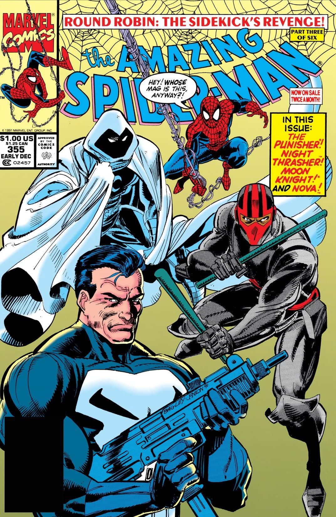 The Amazing Spider-Man #355 cover