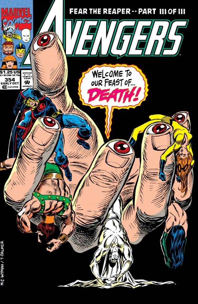 The Avengers #354 cover