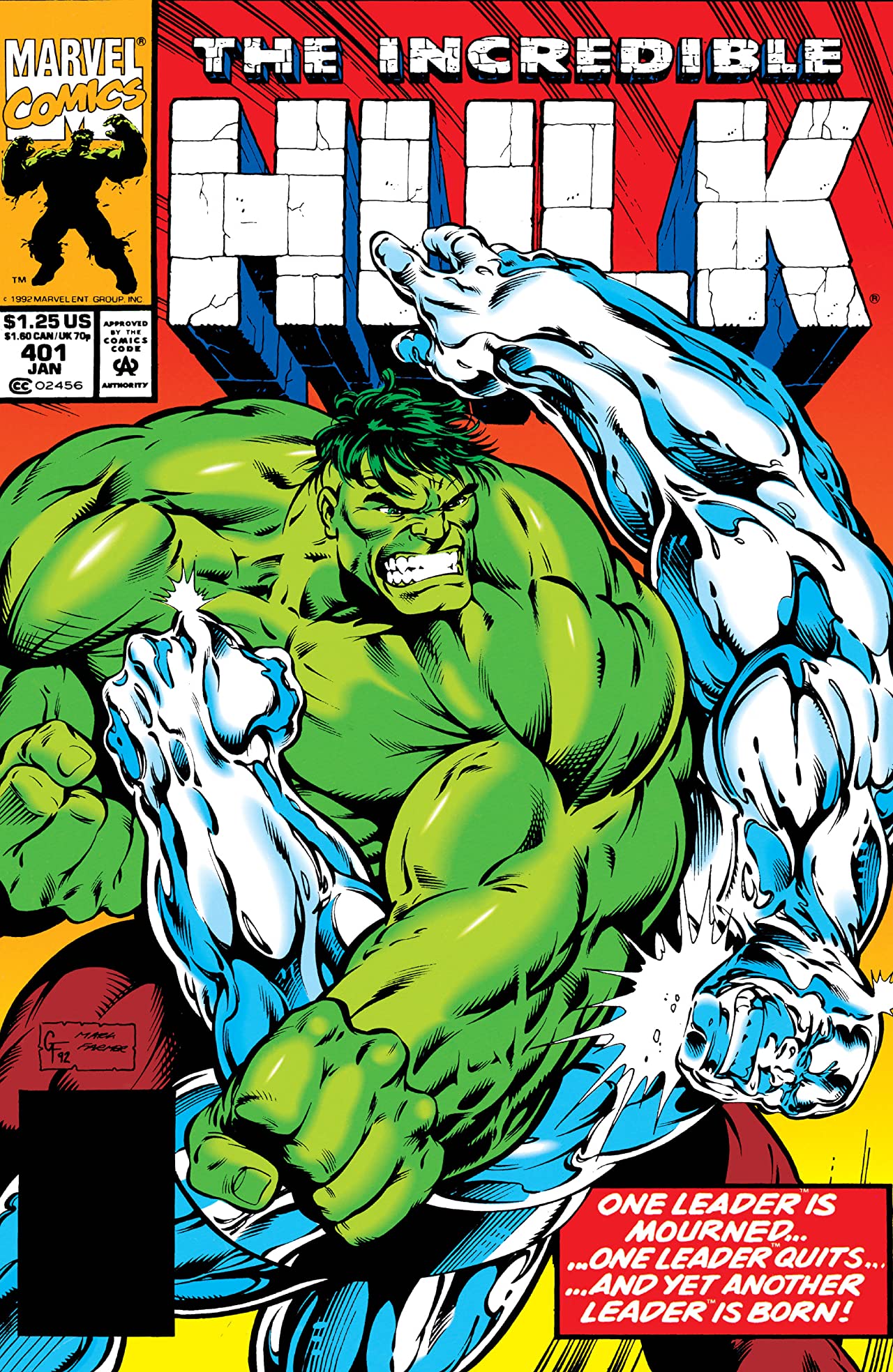 The Incredible Hulk #401 cover