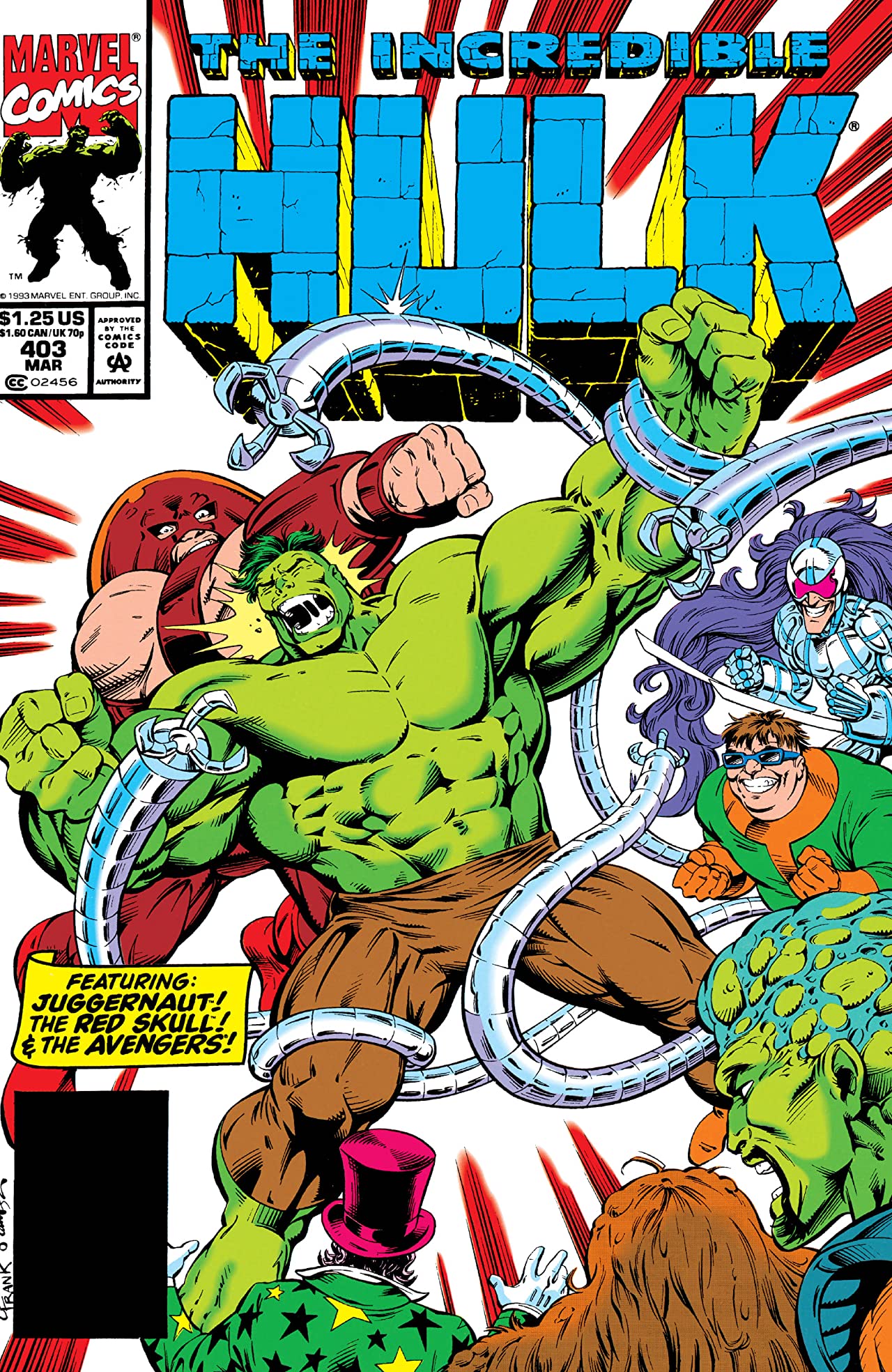 The Incredible Hulk #403 cover