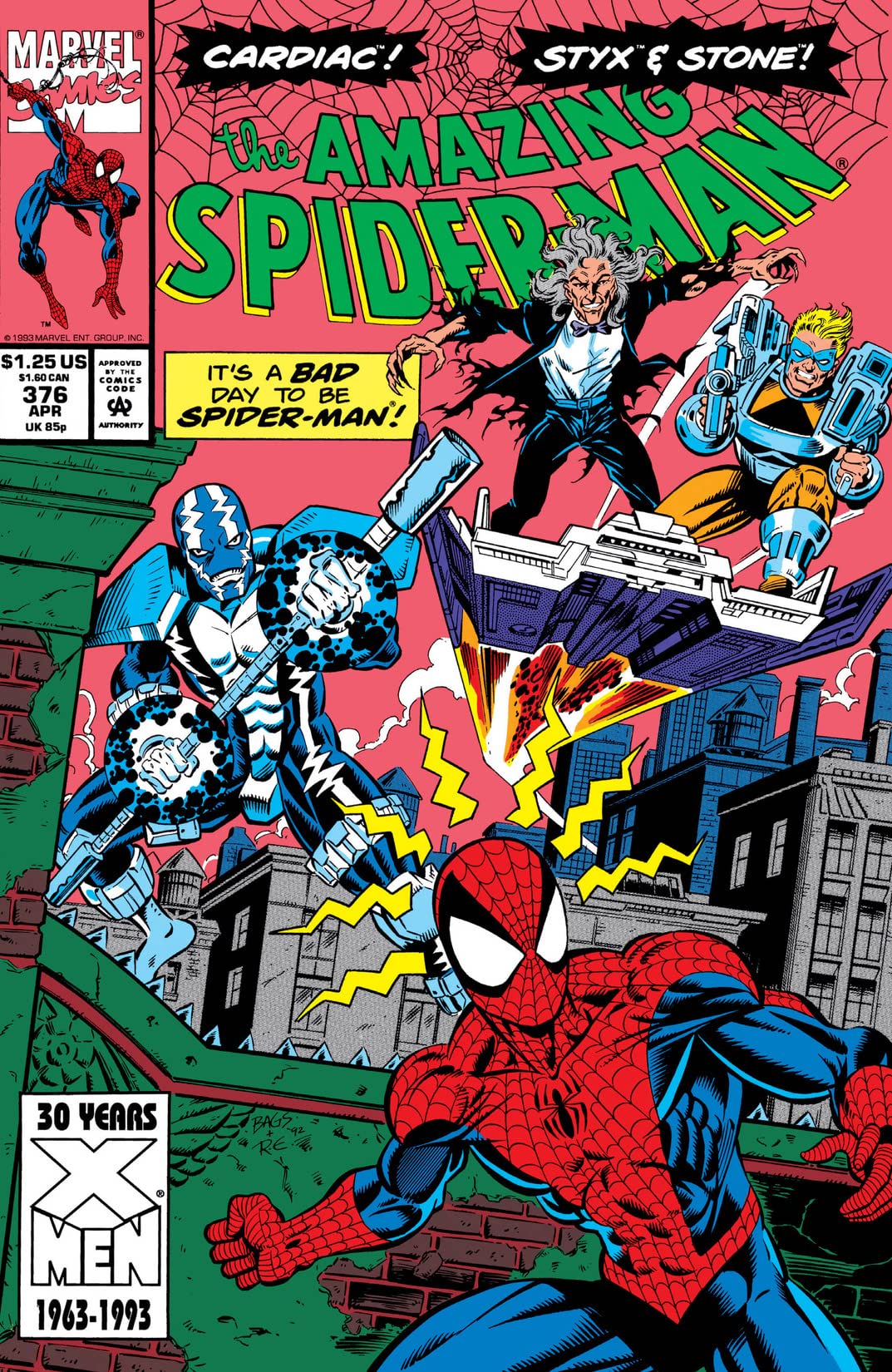 The Amazing Spider-Man #376 cover