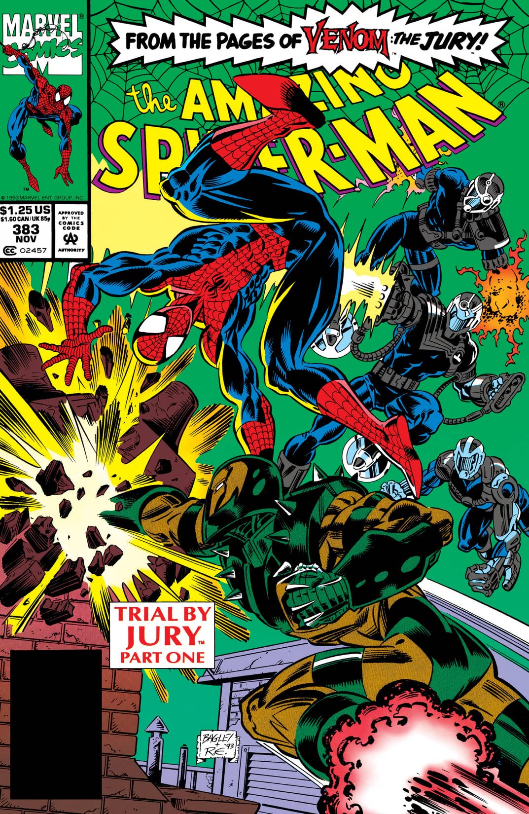 The Amazing Spider-Man #383 cover