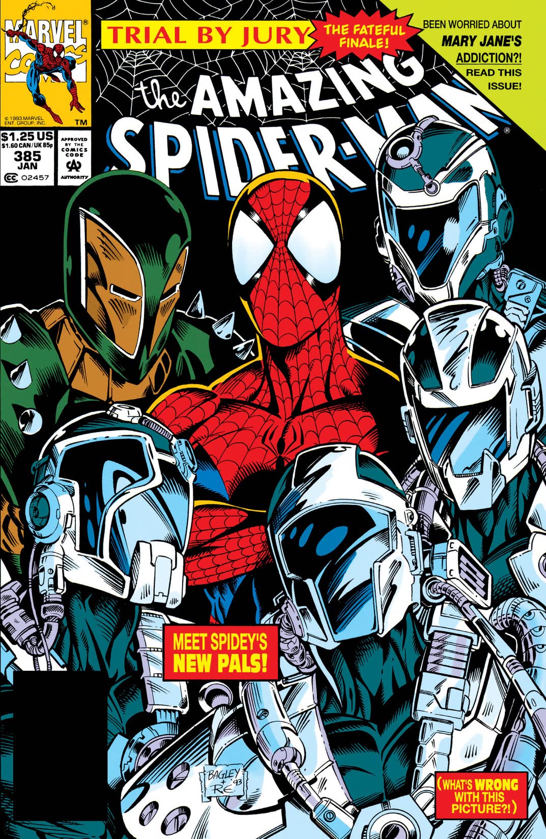 The Amazing Spider-Man #385 cover