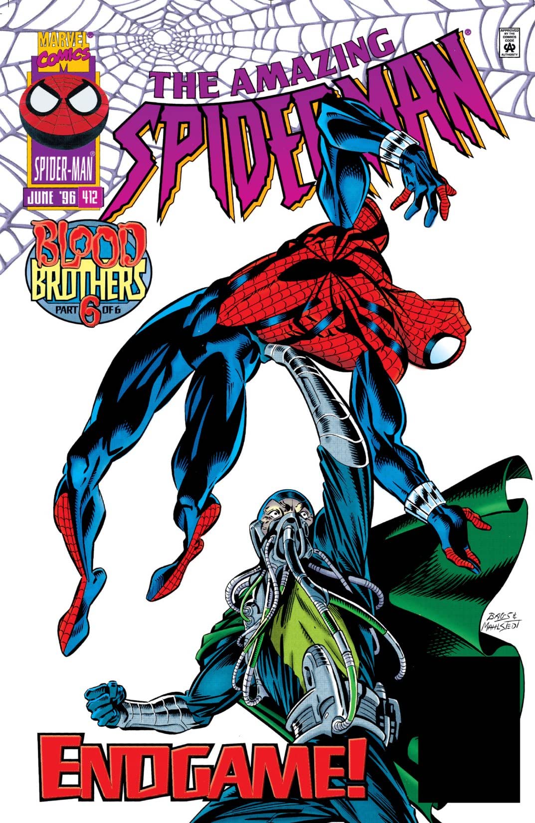 The Amazing Spider-Man #412 cover