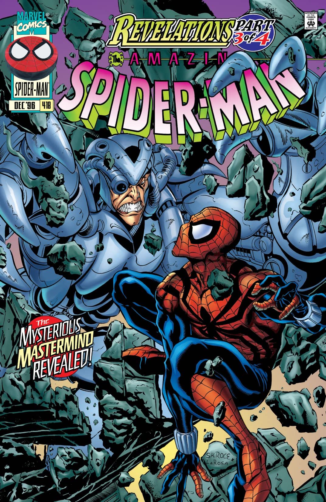The Amazing Spider-Man #418 cover