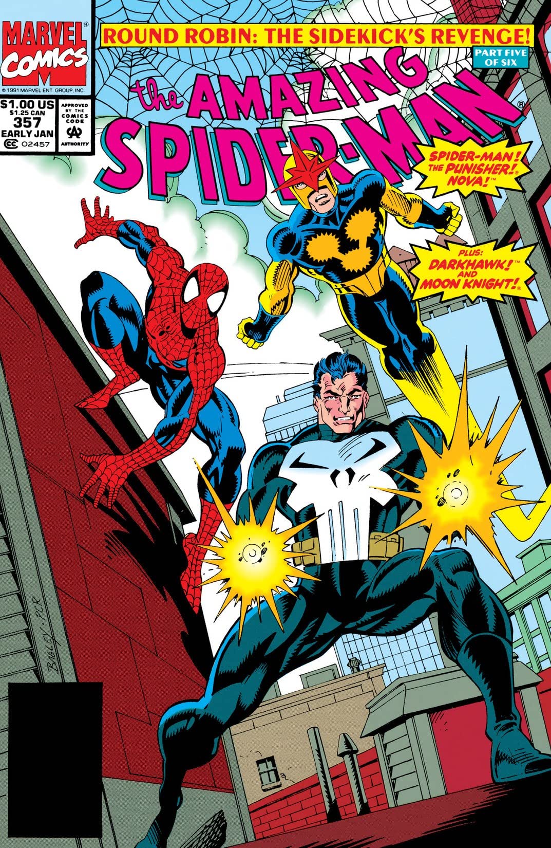 The Amazing Spider-Man #357 cover