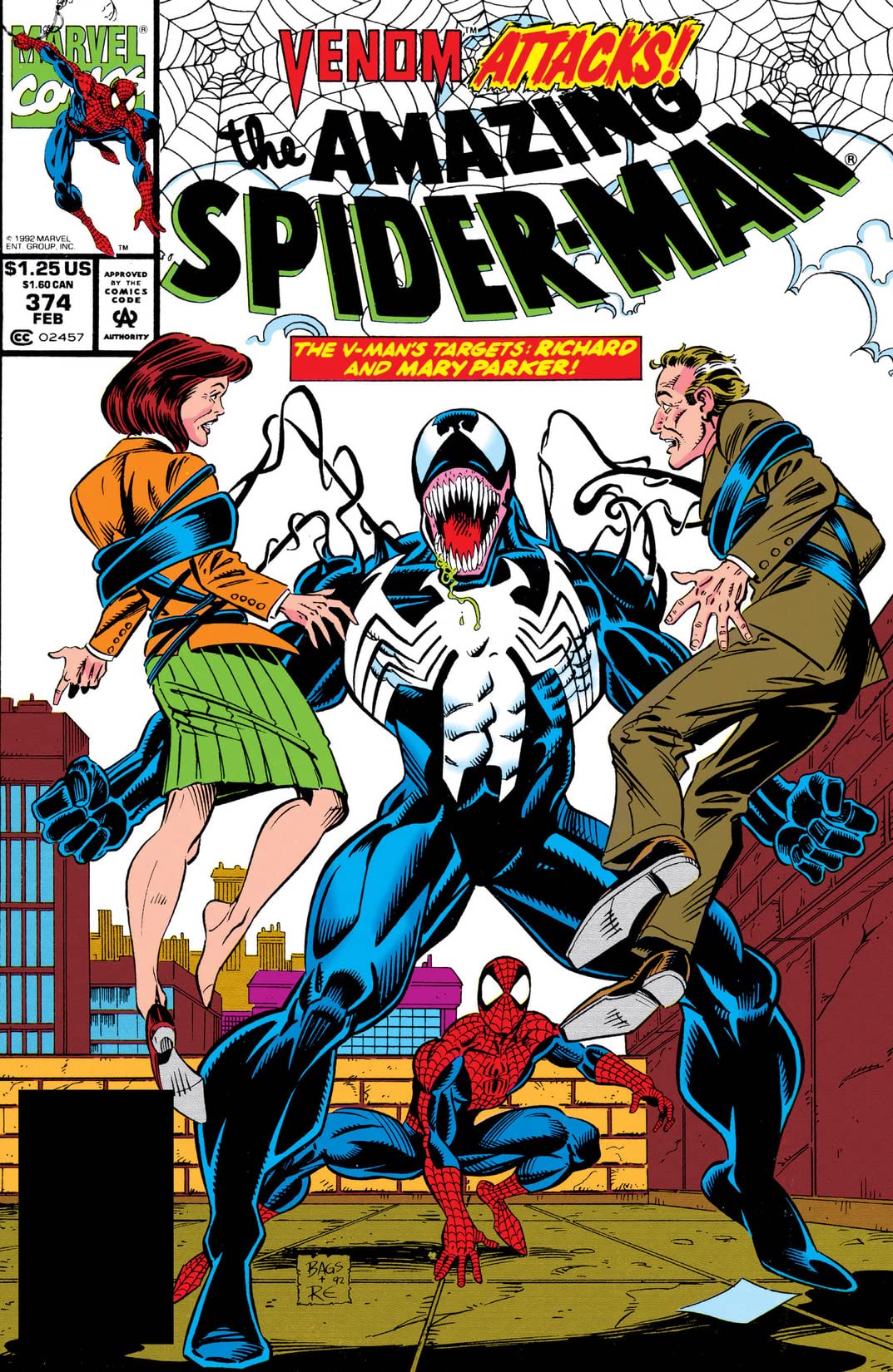 The Amazing Spider-Man #374 cover