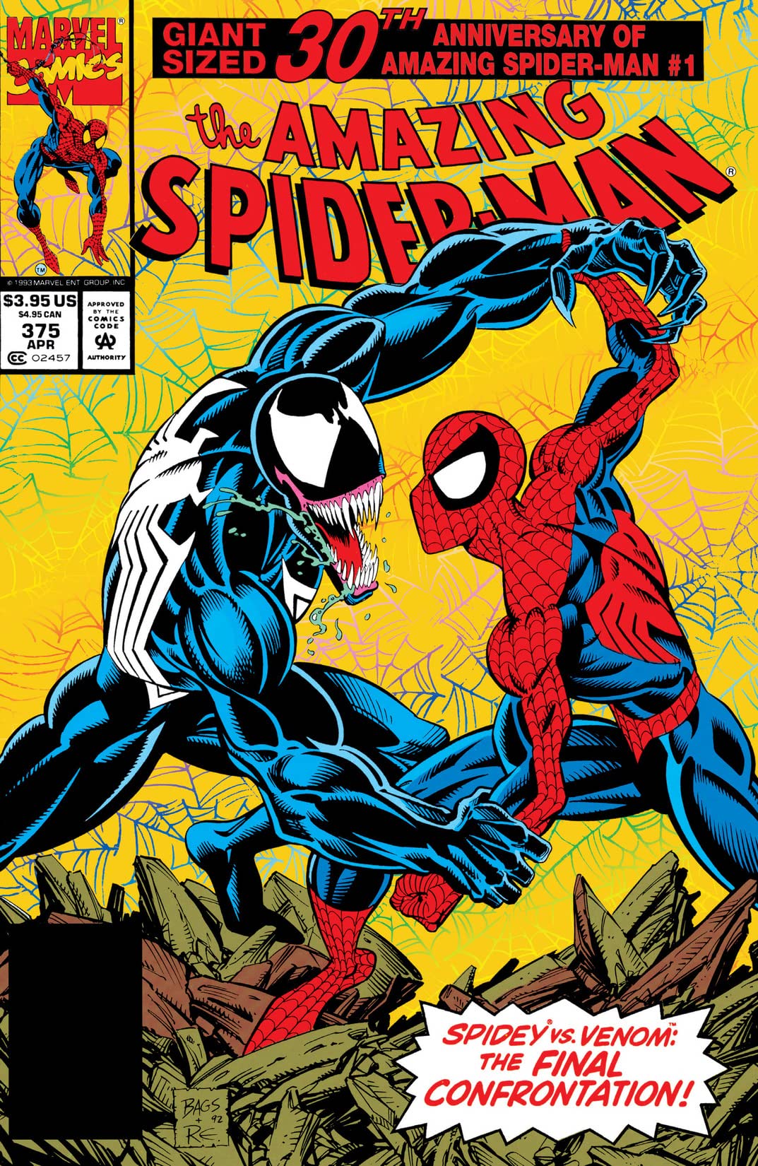 The Amazing Spider-Man #375 cover