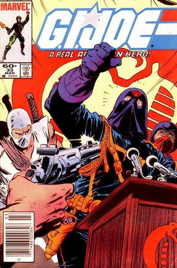 G.I. Joe, a Real American Hero #33 cover