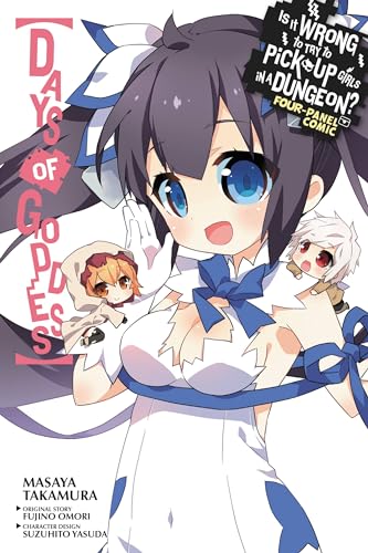 Is It Wrong to Try to Pick Up Girls in a Dungeon? Four-Panel Comic: Days of Goddess #1 cover