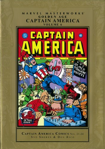 Marvel Masterworks: Golden Age Captain America #6 cover