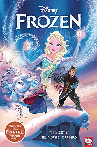 Disney Frozen and Frozen 2: The Story of the Movies in Comics