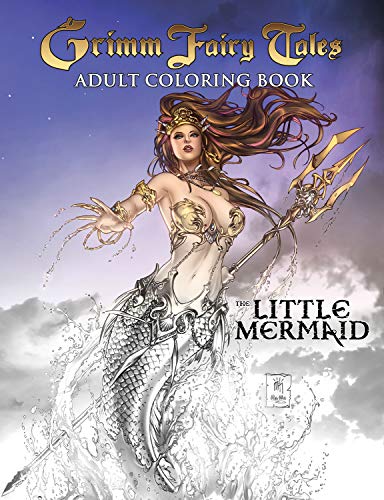 Grimm Fairy Tales Adult Coloring Book the Little Mermaid #[nn] cover