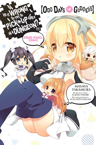 Is It Wrong to Try to Pick Up Girls in a Dungeon? Four-Panel Comic: Odd Days of Goddess #[nn] cover