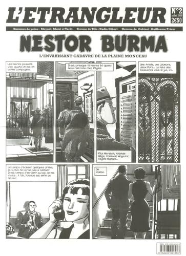 L'Étrangleur - Nestor Burma -  L'envahissant cadavre de la Plaine Monceau #2 cover