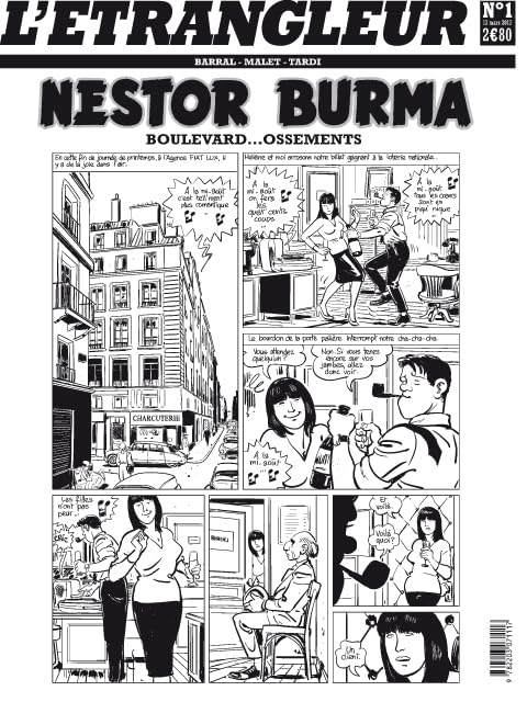 L'Étrangleur - Nestor Burma - Boulevard... Ossements #1 cover