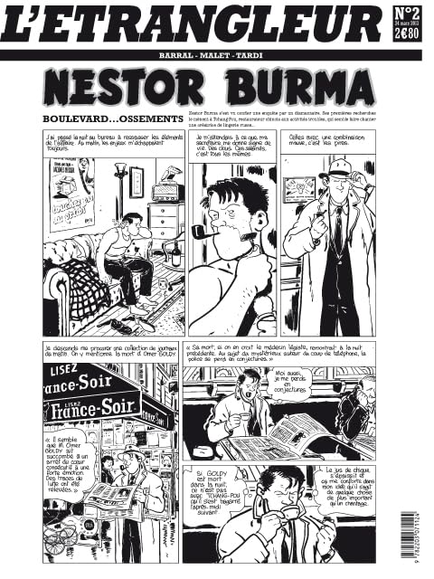 L'Étrangleur - Nestor Burma - Boulevard... Ossements #2 cover
