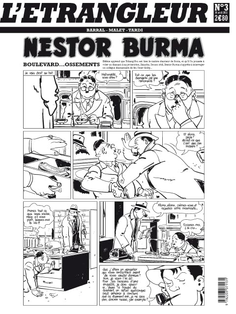 L'Étrangleur - Nestor Burma - Boulevard... Ossements #3 cover