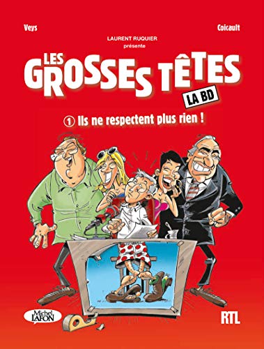 Les grosses Têtes, la B.D #1 cover