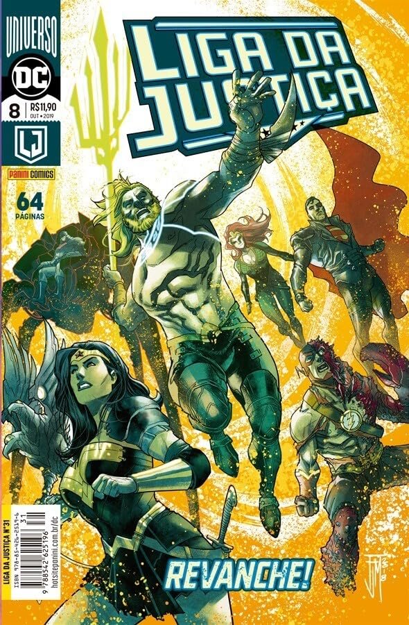 Liga da Justiça #8 cover