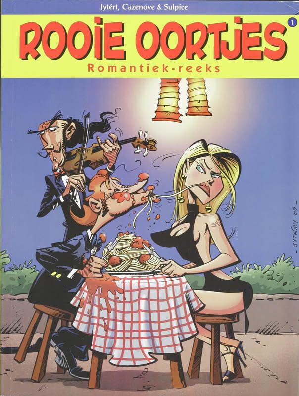 Rooie Oortjes Romantiek-reeks #1 cover