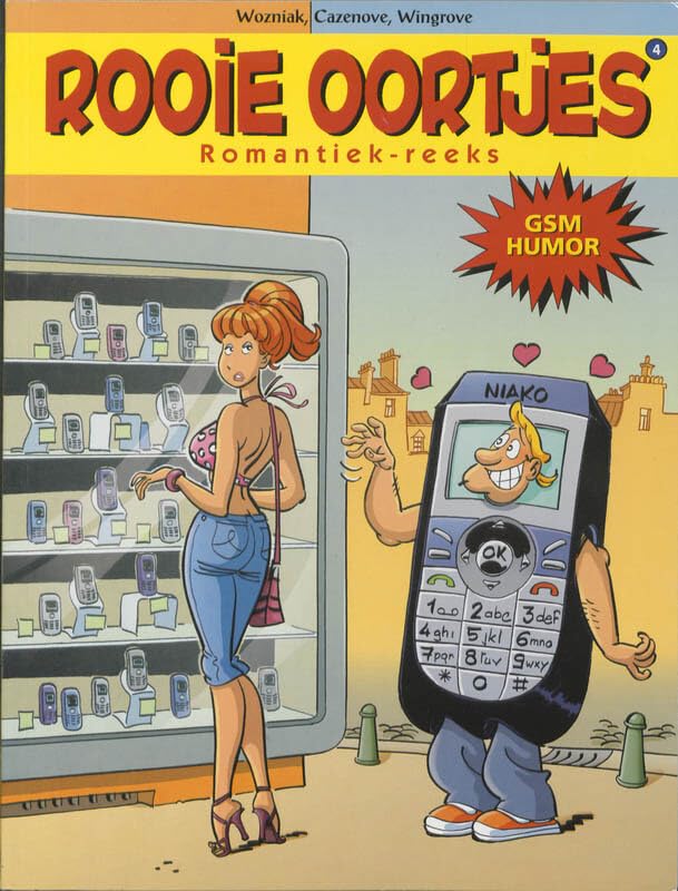 Rooie Oortjes Romantiek-reeks #4 cover