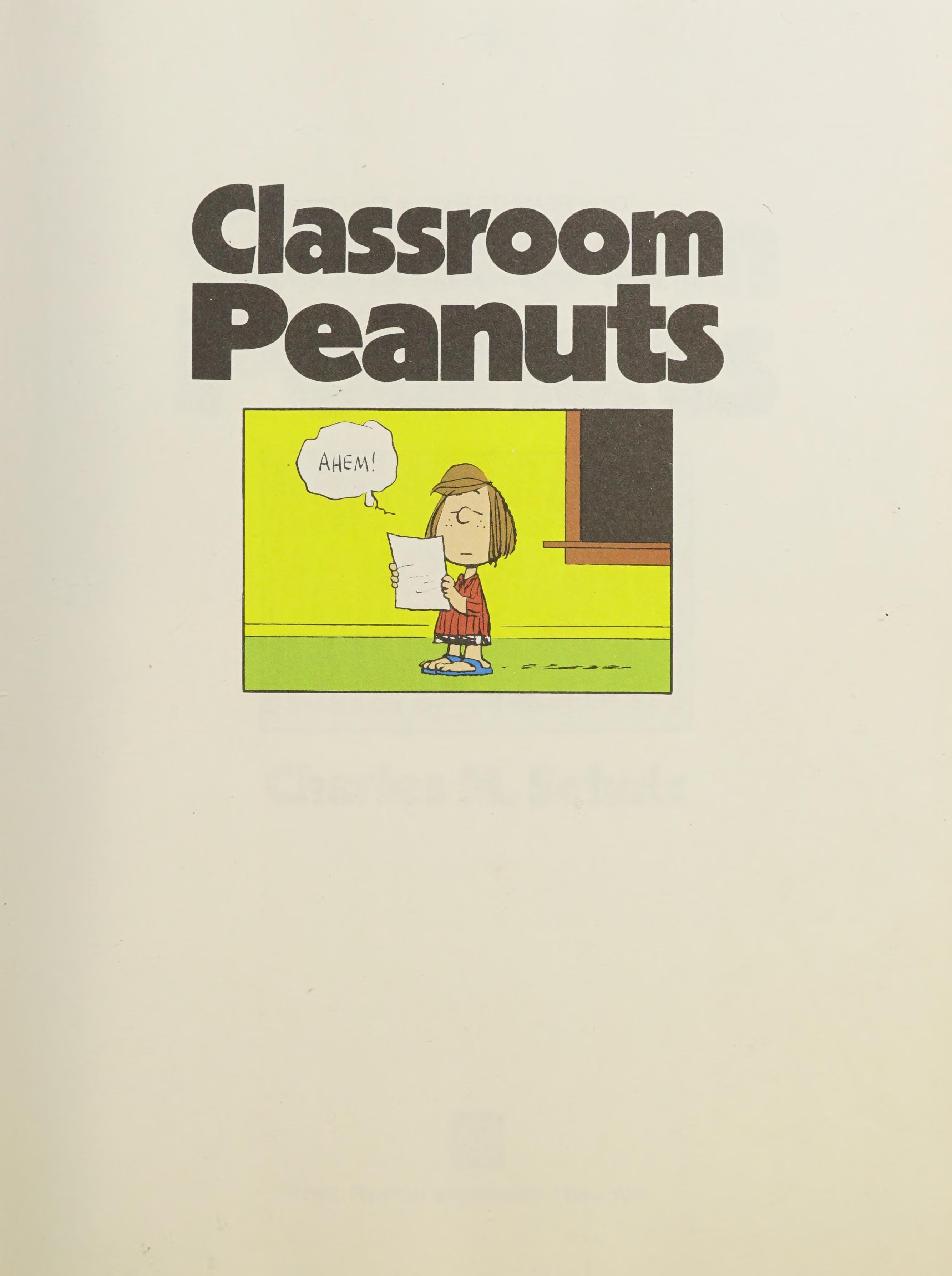 Classroom Peanuts