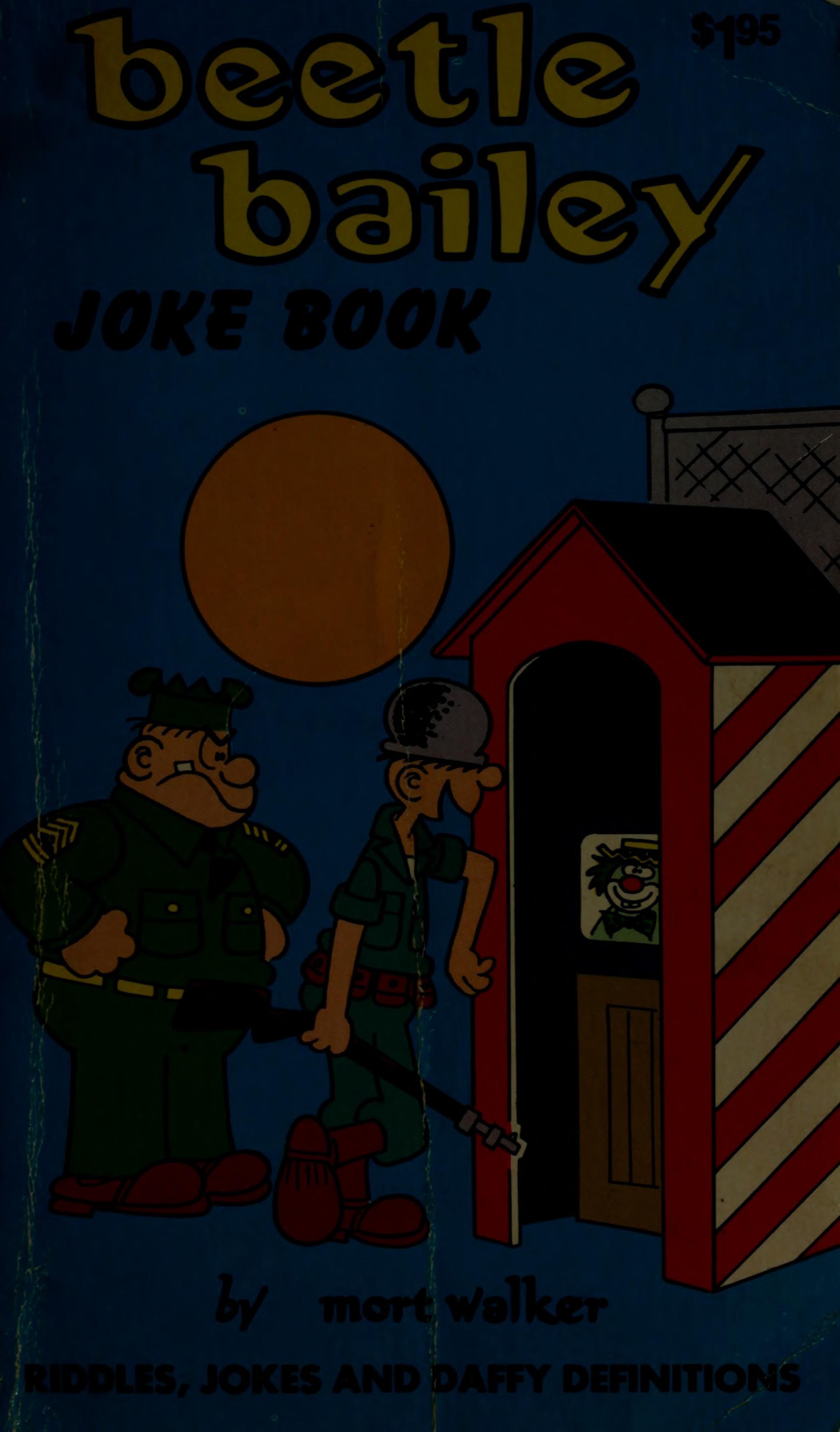 Beetle Bailey Joke Book #49-010 cover