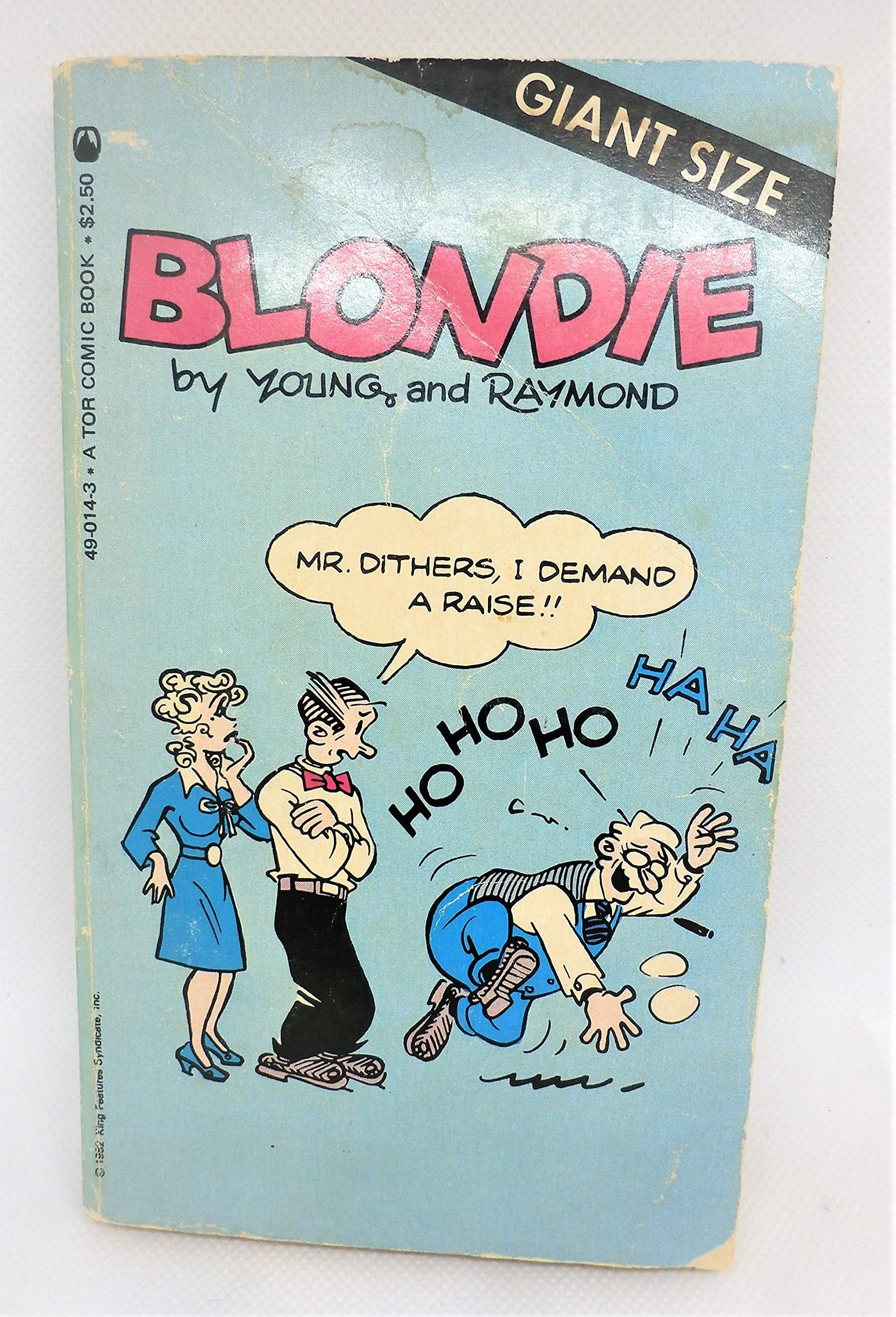 Blondie Mr. Dithers, I Demand a Raise!! / But, Blondie, I'm Taking a Bath!! (Giant Size) #49-013-3 cover