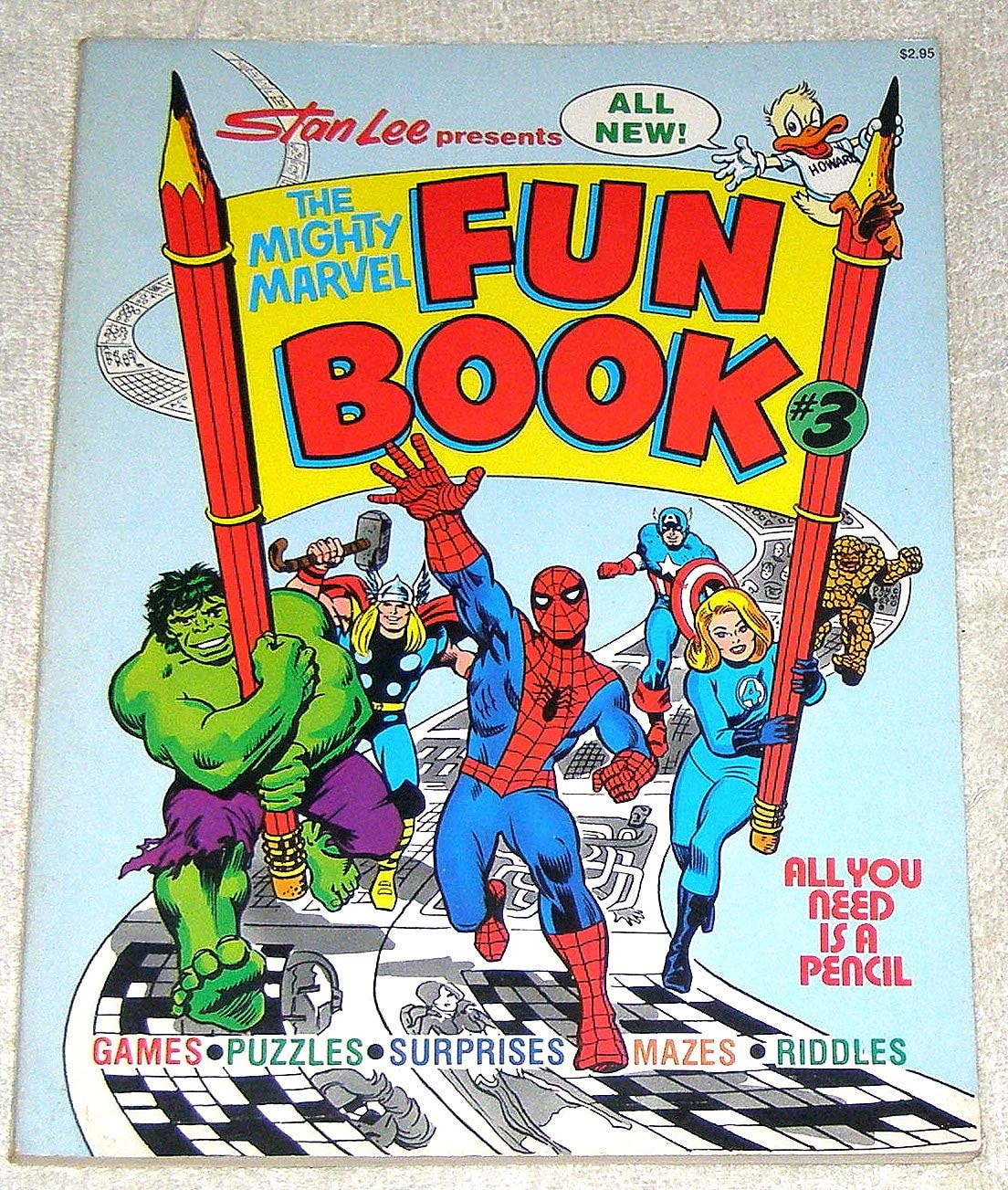 Stan Lee Presents the Mighty Marvel Superheroes Fun Book #3 cover
