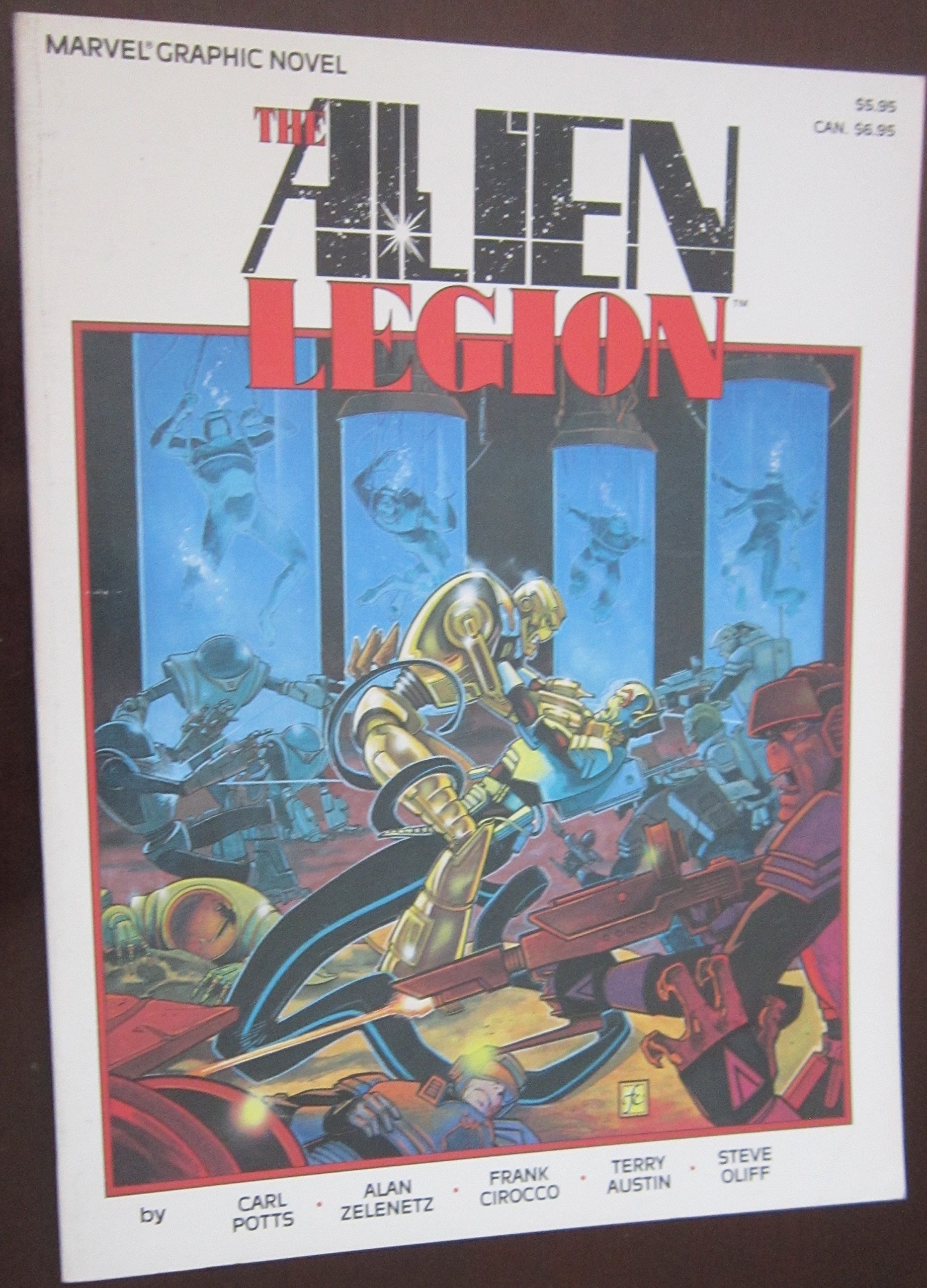 Marvel Graphic Novel: The Alien Legion -- A Grey Day to Die #[nn] cover