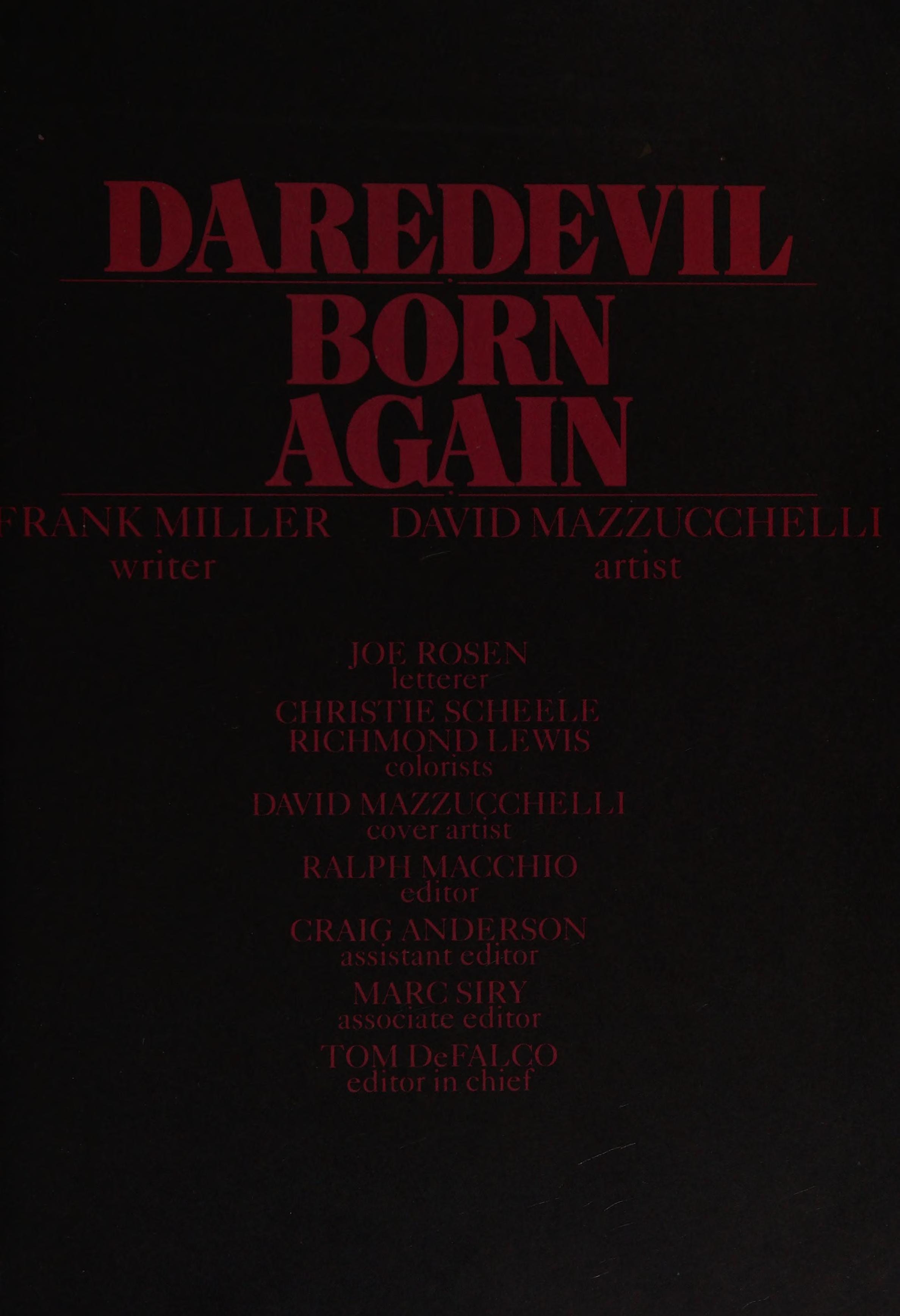 Daredevil: Born Again #[nn]
