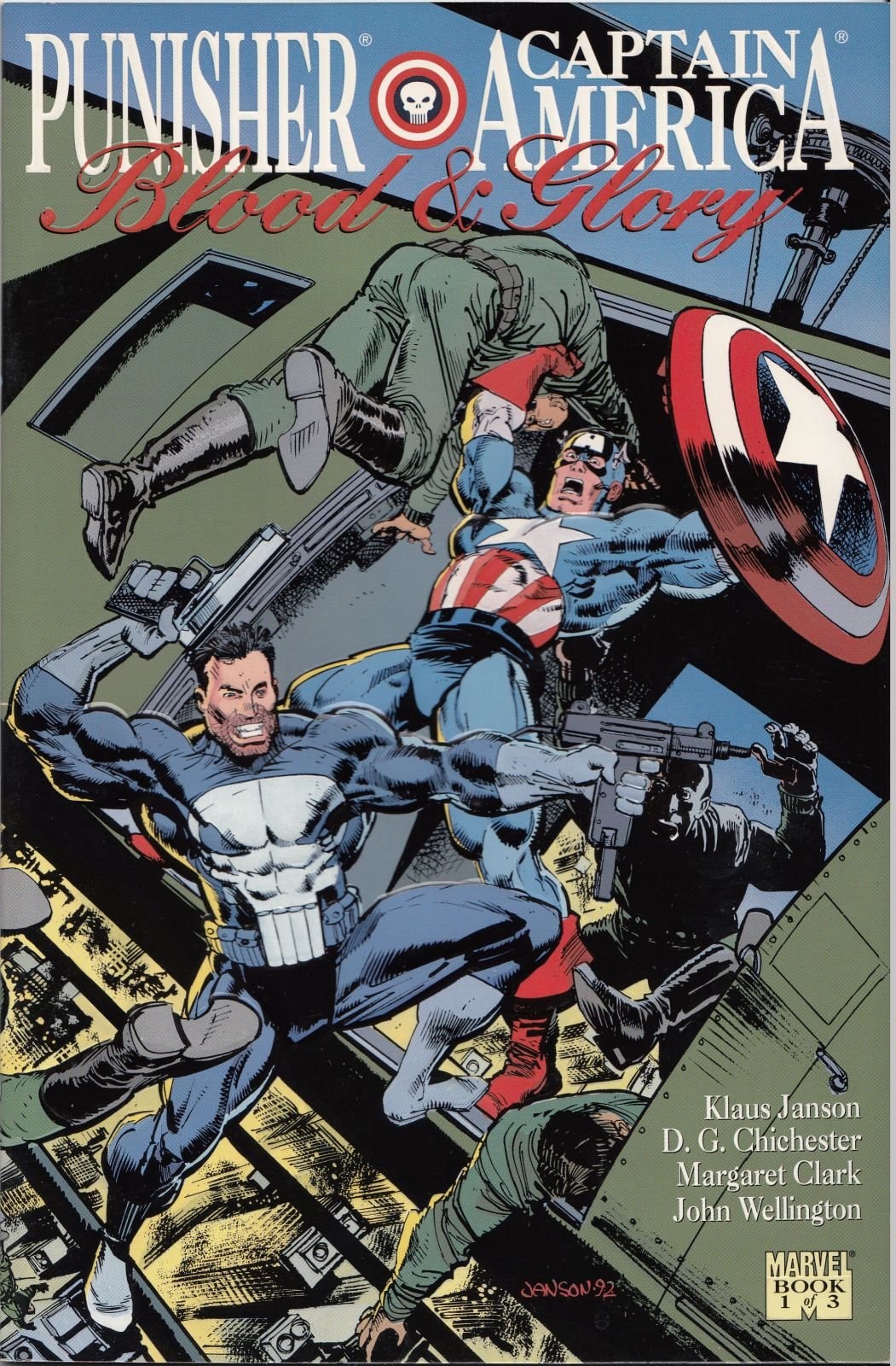 Blood and Glory [Punisher / Captain America] #3 cover