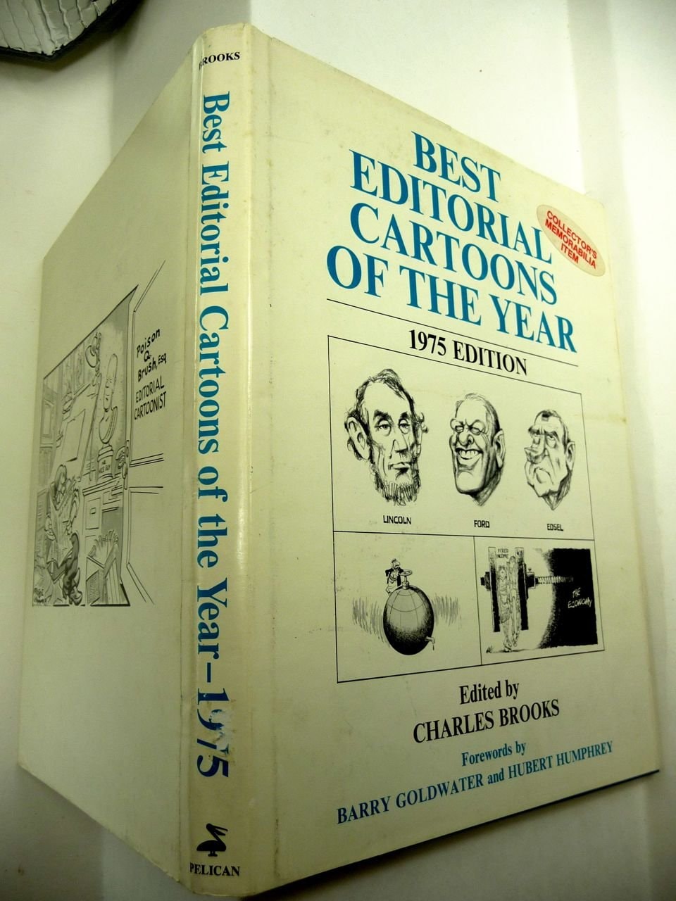 Best Editorial Cartoons of the Year #1975 cover