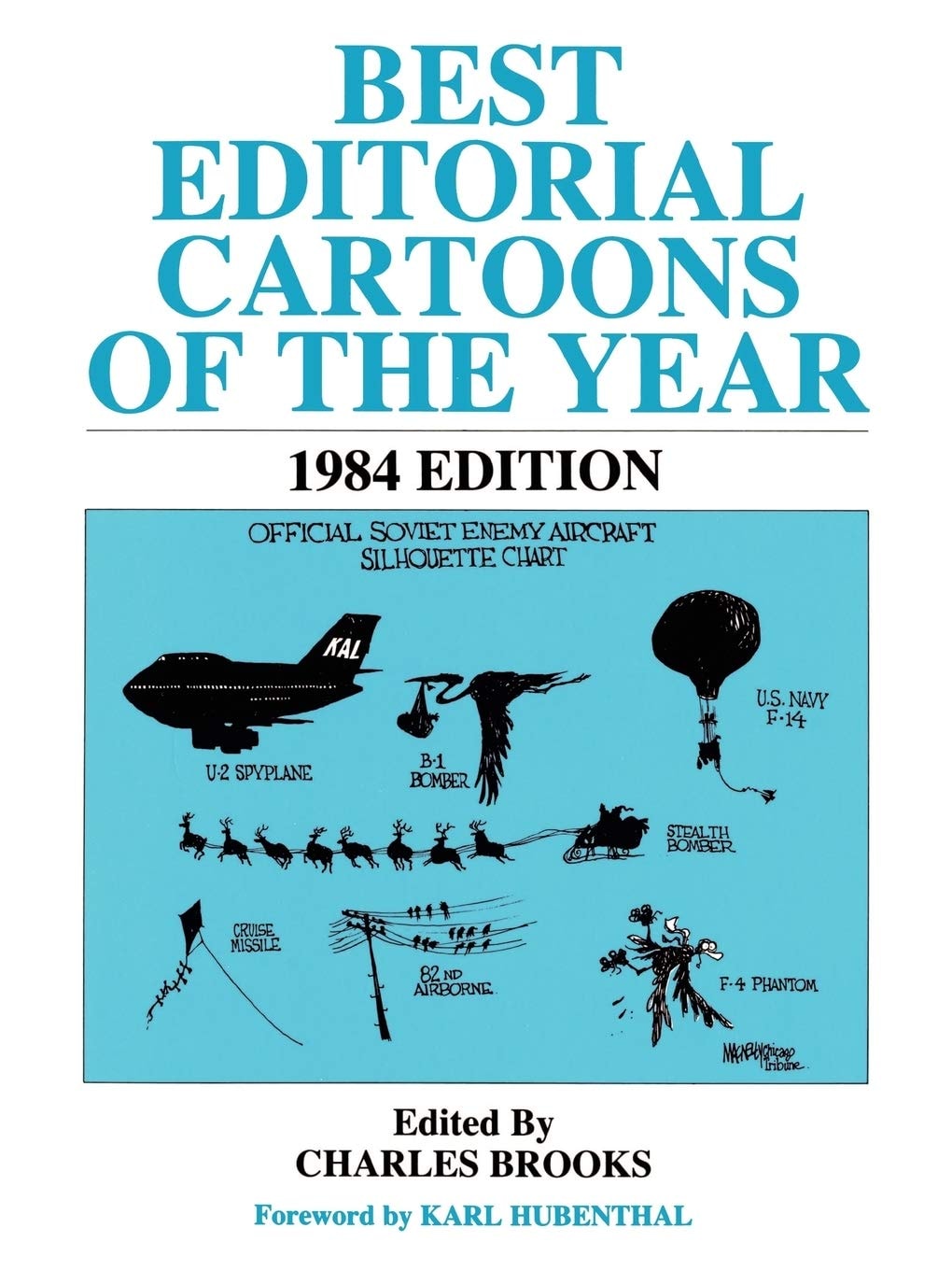 Best Editorial Cartoons of the Year #1984 cover