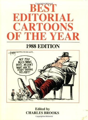 Best Editorial Cartoons of the Year #1988 cover