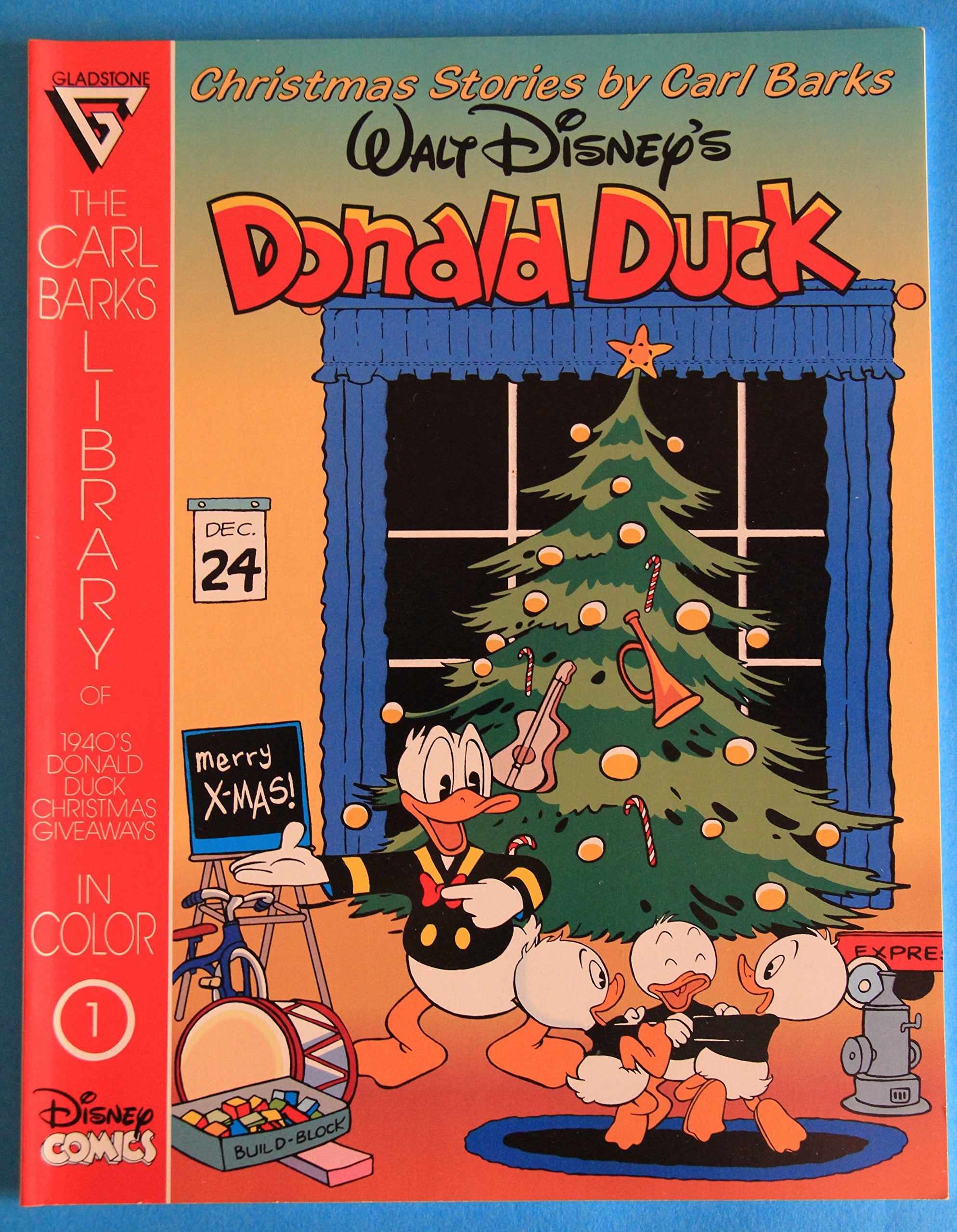 The Carl Barks Library of 1940's Donald Duck Christmas Giveaways in Color #1 cover